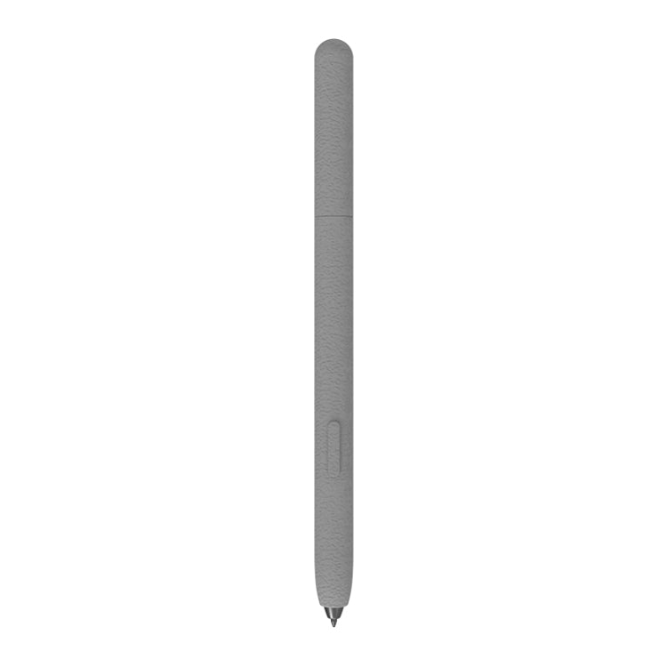 For Samsung Galaxy Tab S6 Lite LOVE MEI Frosted Leather Texture Silicone Protective Pen Case(Grey)