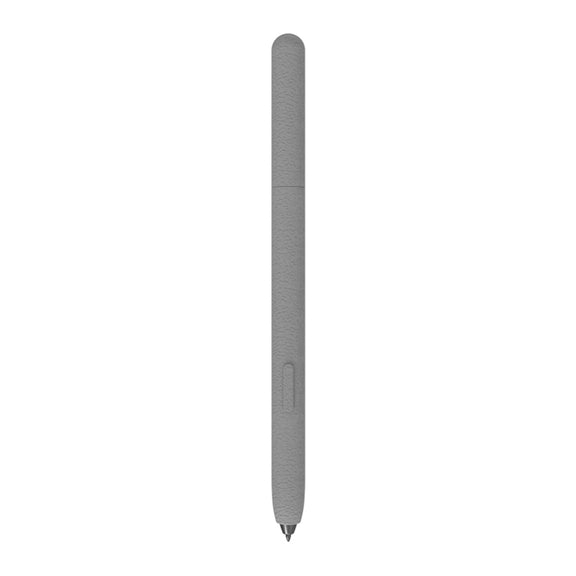 For Samsung Galaxy Tab S6 Lite LOVE MEI Frosted Leather Texture Silicone Protective Pen Case(Grey)