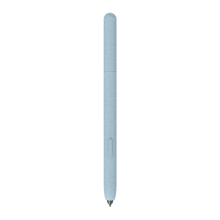 For Samsung Galaxy Tab S6 Lite LOVE MEI Frosted Leather Texture Silicone Protective Pen Case(Blue)