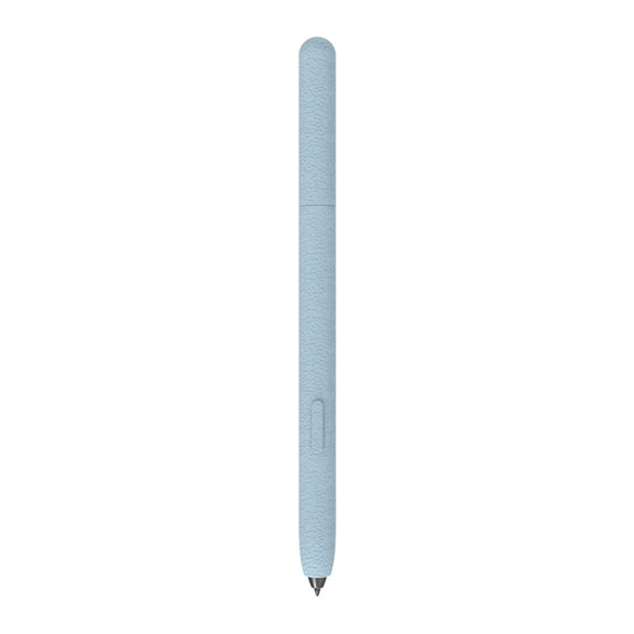 For Samsung Galaxy Tab S6 Lite LOVE MEI Frosted Leather Texture Silicone Protective Pen Case(Blue)