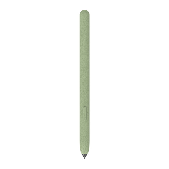 For Samsung Galaxy Tab S6 Lite LOVE MEI Frosted Leather Texture Silicone Protective Pen Case(Green)