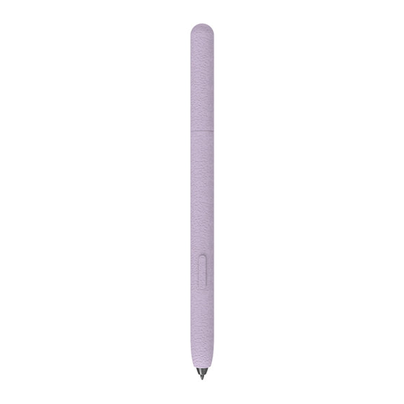 For Samsung Galaxy Tab S6 Lite LOVE MEI Frosted Leather Texture Silicone Protective Pen Case(Purple)
