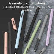 For Samsung Galaxy Tab S7 LOVE MEI Frosted Leather Texture Silicone Protective Pen Case(Pink)