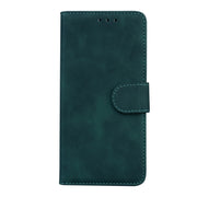 For Xiaomi Redmi Note 13 Pro+ 5G Skin Feel Pure Color Flip Leather Phone Case(Green)