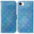For iPhone 16e Colorful Magnetic Buckle Leather Phone Case(Blue) - iPhone 16e Cases by PMC TechLife | Online Shopping South Africa | PMC TechLife | Buy Now Pay Later Mobicred