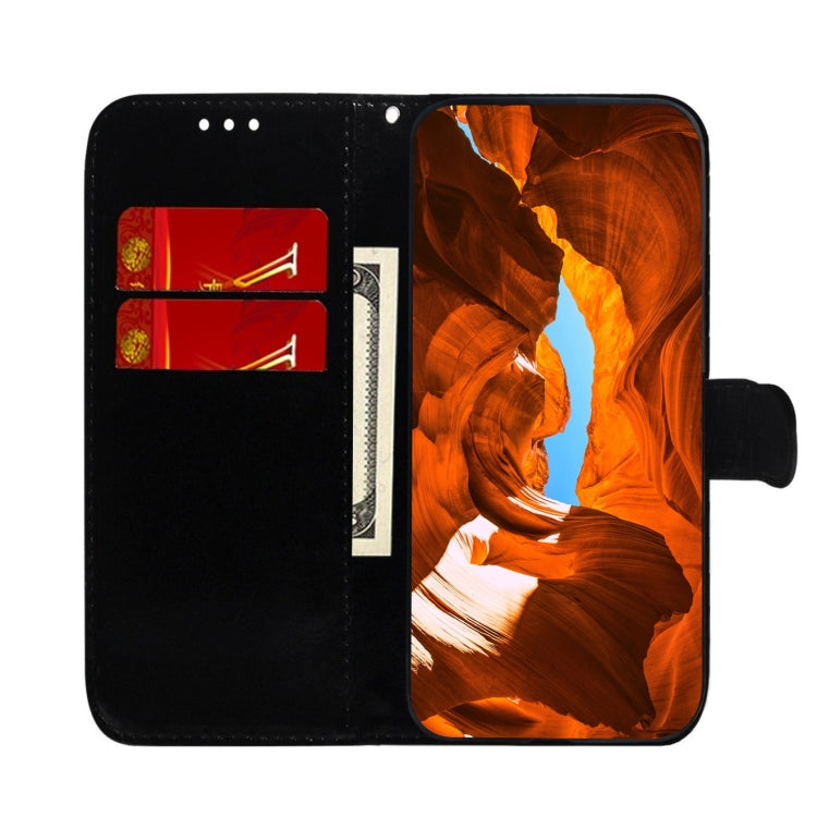 For iPhone 16 Pro Colorful Magnetic Buckle Leather Phone Case(Black)