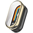 For Xiaomi Mi Band 8 Full Coverage TPU Electroplating Watch Protective Case(Light Gold) - Watch Cases by PMC TechLife | Online Shopping South Africa | PMC TechLife