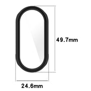 For Xiaomi Mi Band 8 / 9 Ceramic / 10 Ceramic Full Coverage TPU Electroplating Watch Protective Cover(Blue)