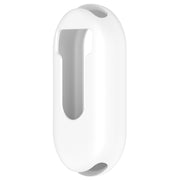 For Xiaomi Mi Band 8 Pure Color Silicone Watch Protective Case(White)