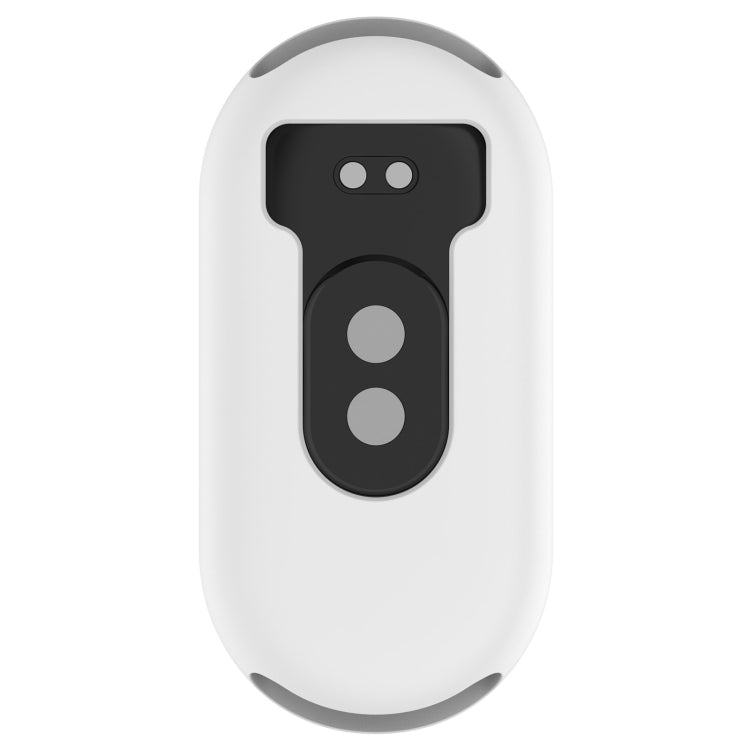For Xiaomi Mi Band 8 Pure Color Silicone Watch Protective Case(White)