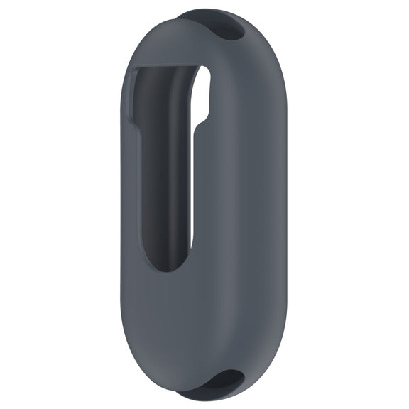 For Xiaomi Mi Band 8 Pure Color Silicone Watch Protective Case(Grey)