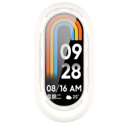 For Xiaomi Mi Band 8 Pure Color Silicone Watch Protective Case(Official White)