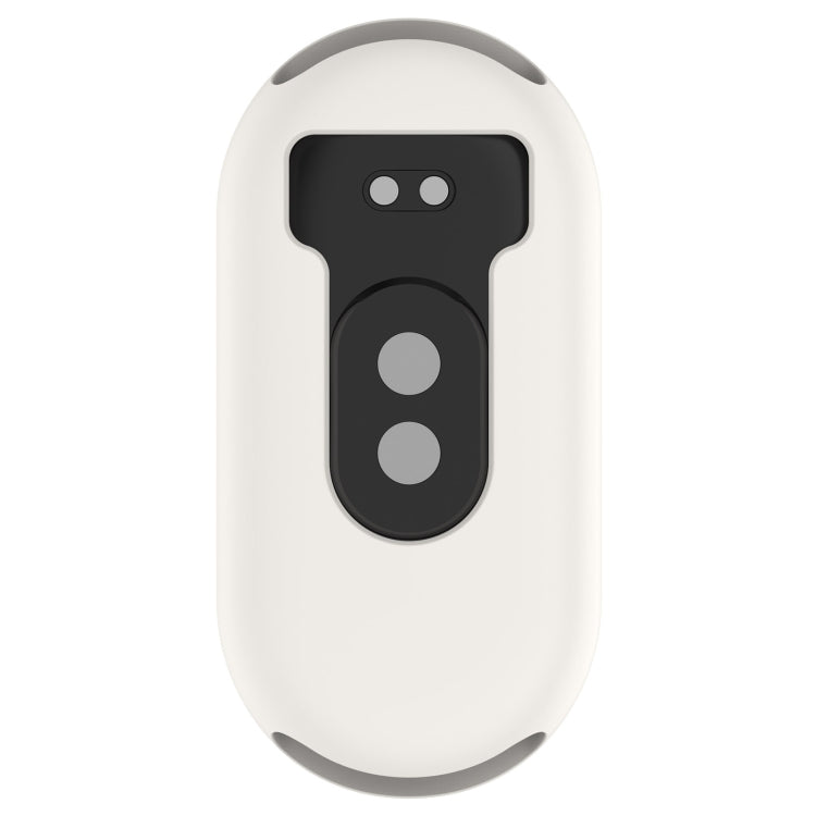 For Xiaomi Mi Band 8 Pure Color Silicone Watch Protective Case(Official White)