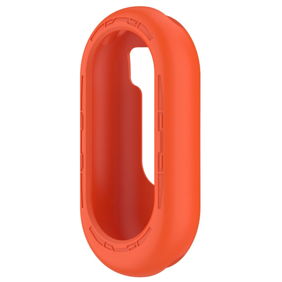 For Xiaomi Mi Band 8 Pure Color Silicone Watch Protective Case(Official Orange)