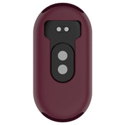 For Xiaomi Mi Band 8 Pure Color Silicone Watch Protective Case(Wine Red)