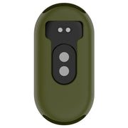 For Xiaomi Mi Band 8 Pure Color Silicone Watch Protective Case(Army Green)