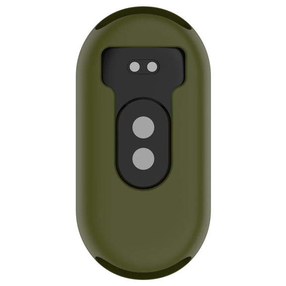 For Xiaomi Mi Band 8 Pure Color Silicone Watch Protective Case(Army Green)