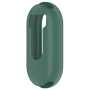 For Xiaomi Mi Band 8 Pure Color Silicone Watch Protective Case(Dark Green)