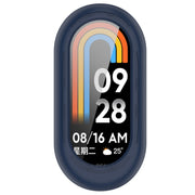 For Xiaomi Mi Band 8 Pure Color Silicone Watch Protective Case(Midnight Blue)
