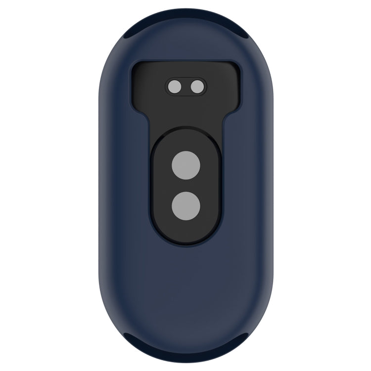 For Xiaomi Mi Band 8 Pure Color Silicone Watch Protective Case(Midnight Blue)