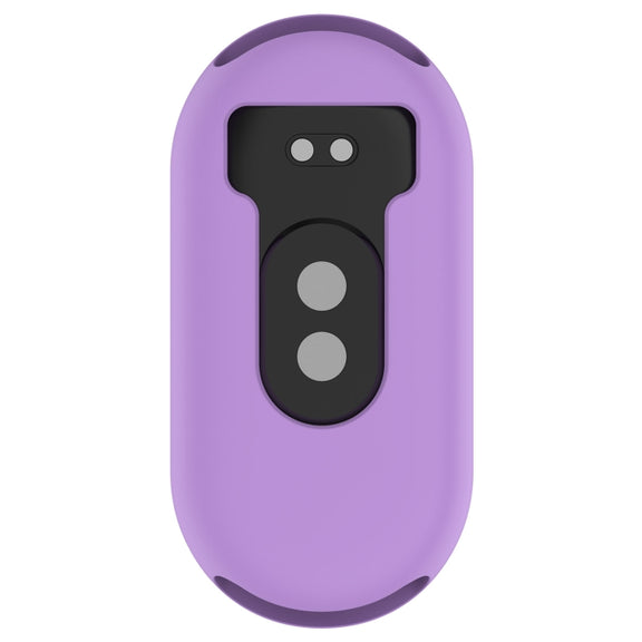 For Xiaomi Mi Band 8 Pure Color Silicone Watch Protective Case(Purple)