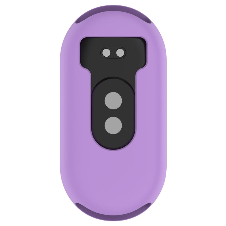 For Xiaomi Mi Band 8 Pure Color Silicone Watch Protective Case(Purple)