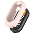 For Xiaomi Mi Band 8 Pure Color Silicone Watch Protective Case(Pink) - Watch Cases by PMC TechLife | Online Shopping South Africa | PMC TechLife