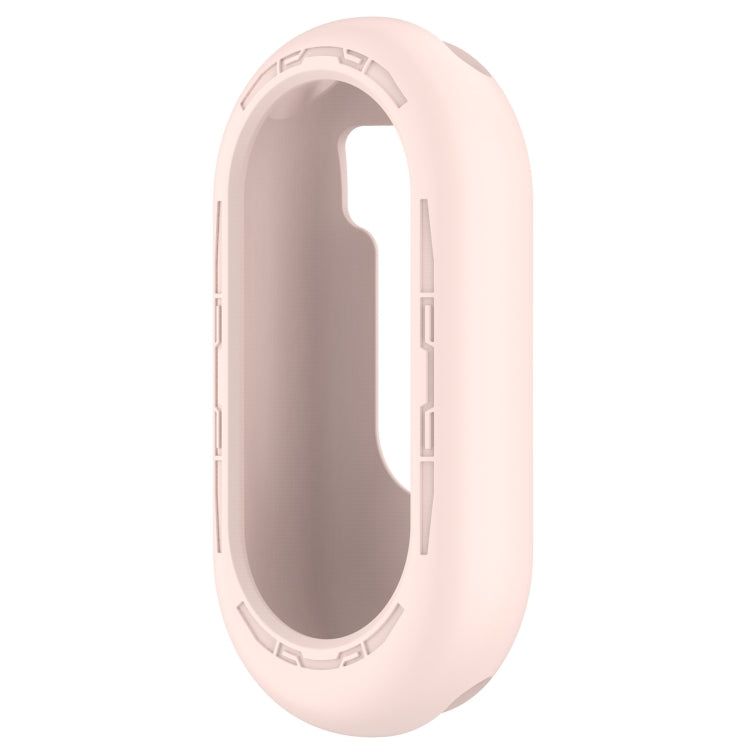 For Xiaomi Mi Band 8 Pure Color Silicone Watch Protective Case(Pink)