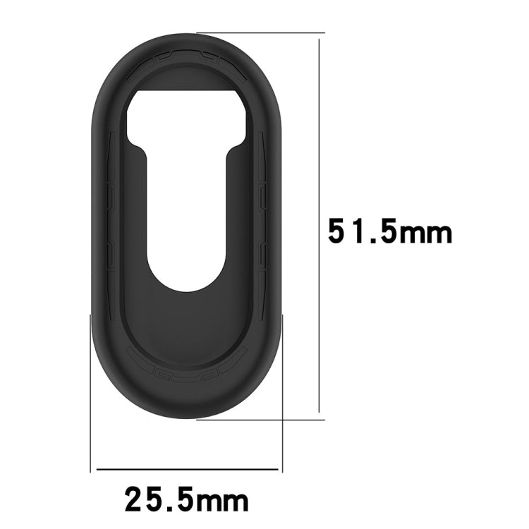 For Xiaomi Mi Band 8 Pure Color Silicone Watch Protective Case(Yellow)