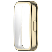 For Huawei Band 8 Full Coverage TPU Electroplating Watch Protective Case(Light Gold)