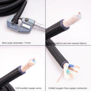 3720 HiFi Audio Universal AC Power Cable US Plug, Length:2m