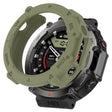 For Amazfit T-Rex Ultra Armor Hollow Watch Protective Case(Green) - Watch Cases by PMC TechLife | Online Shopping South Africa | PMC TechLife | Buy Now Pay Later Mobicred