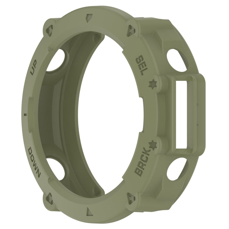 For Amazfit T-Rex Ultra Armor Hollow Watch Protective Case(Green)