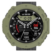 For Amazfit T-Rex Ultra Armor Hollow Watch Protective Case(Green)