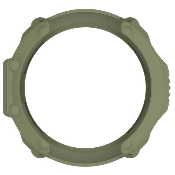 For Amazfit T-Rex Ultra Armor Hollow Watch Protective Case(Green)