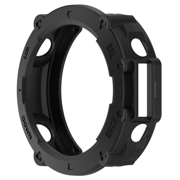 For Amazfit T-Rex Ultra Armor Hollow Watch Protective Case(Black)