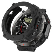 For Amazfit T-Rex Ultra Armor Hollow Watch Protective Case(Black)