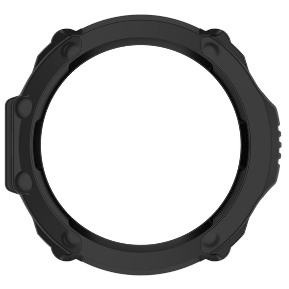 For Amazfit T-Rex Ultra Armor Hollow Watch Protective Case(Black)