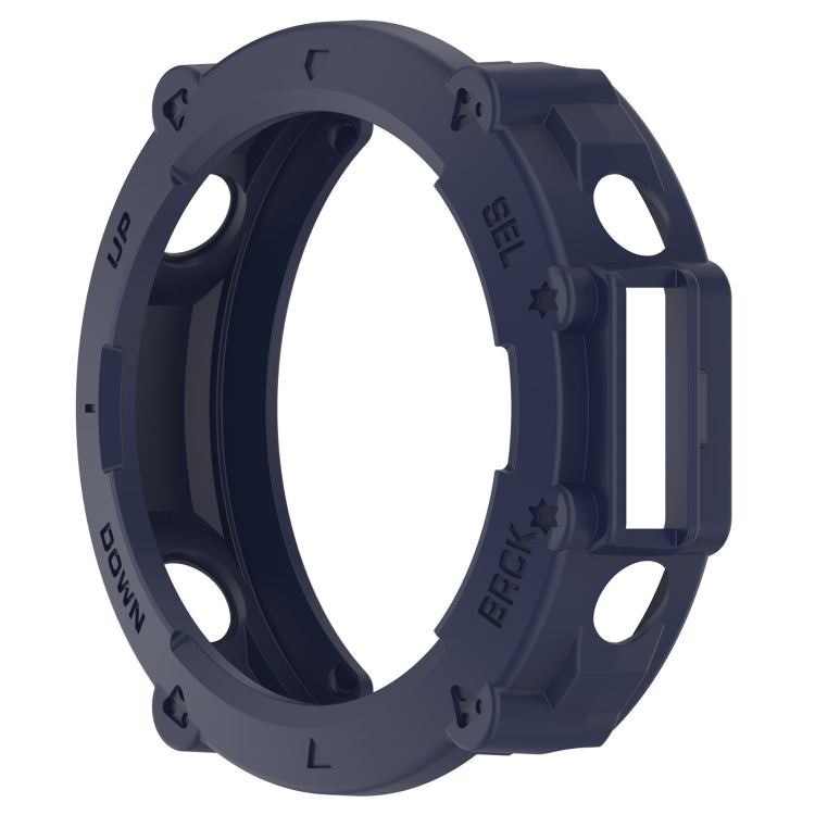 For Amazfit T-Rex Ultra Armor Hollow Watch Protective Case(Midnight Blue)