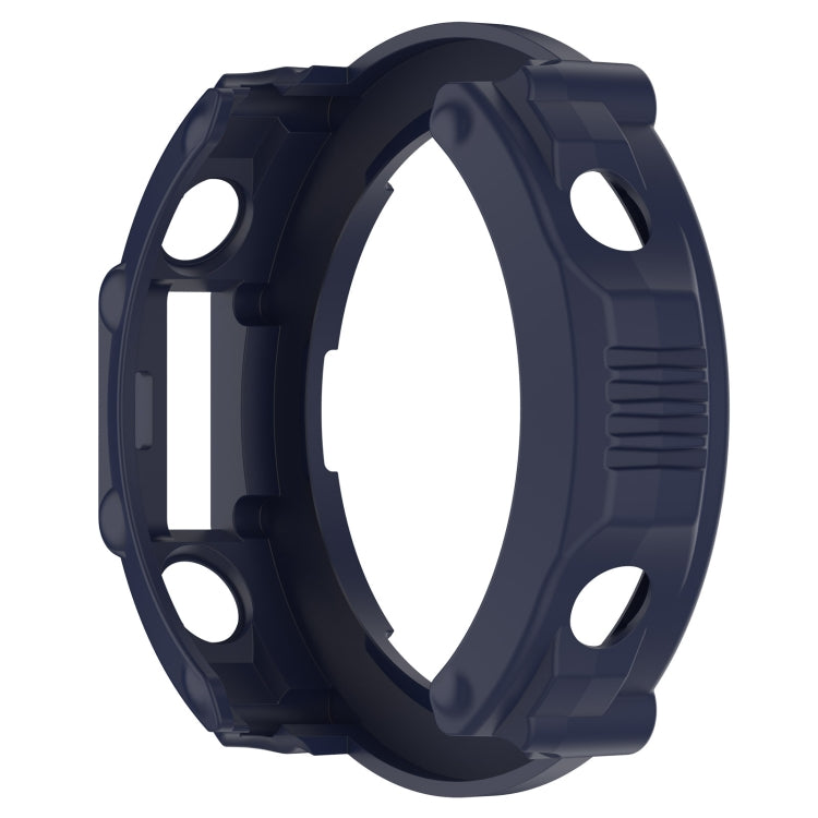 For Amazfit T-Rex Ultra Armor Hollow Watch Protective Case(Midnight Blue)