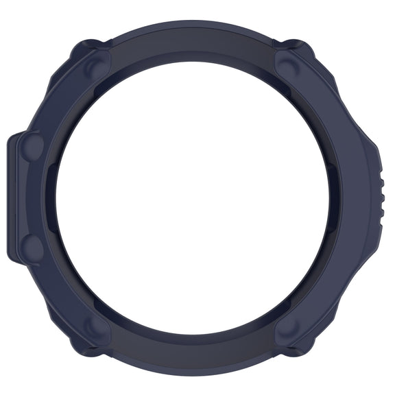 For Amazfit T-Rex Ultra Armor Hollow Watch Protective Case(Midnight Blue)