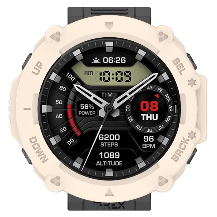 For Amazfit T-Rex Ultra Armor Hollow Watch Protective Case(Starlight Color)