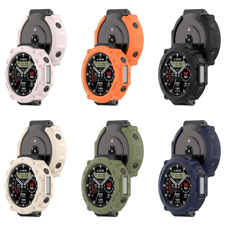 For Amazfit T-Rex Ultra Armor Hollow Watch Protective Case(Starlight Color)
