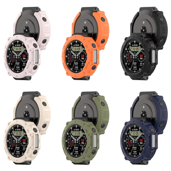 For Amazfit T-Rex Ultra Armor Hollow Watch Protective Case(Starlight Color)