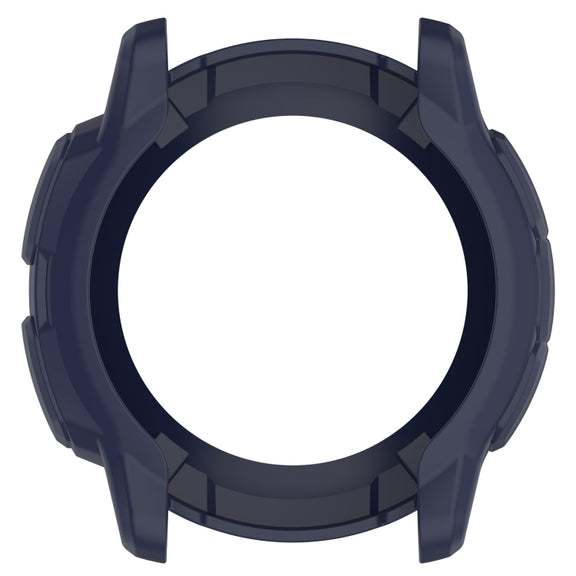 For Garmin Instinct 2X Armor Hollow Watch Protective Case(Midnight Blue)