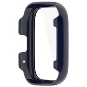For Redmi Watch 3 Lite PC + Tempered Film Integrated Watch Protective Case(Ink Blue)