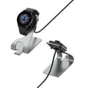For Amazfit T-Rex Ultra Rotatable Smart Watch Charger Metal Dock Charger Bracket(Grey)
