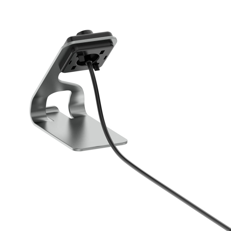 For Amazfit T-Rex Ultra Rotatable Smart Watch Charger Metal Dock Charger Bracket(Grey)