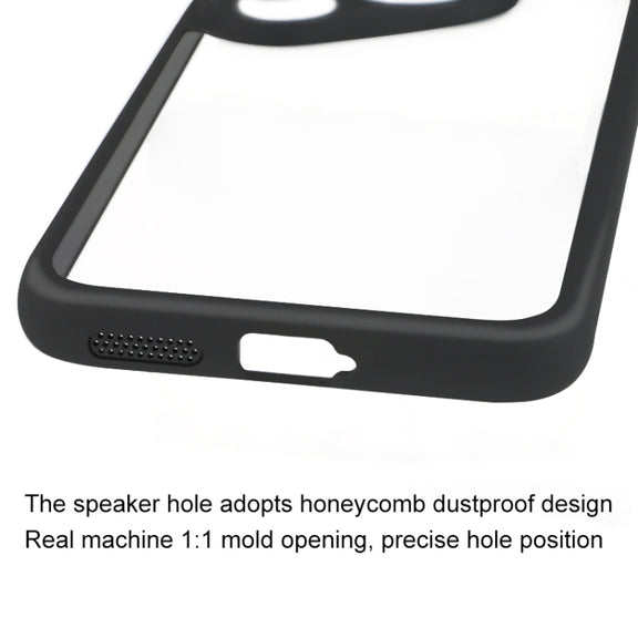 For Huawei Pura 70 Frosted TPU + Transparent PC Phone Case(Black)