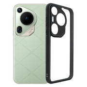 For Huawei Pura 70 Ultra Frosted TPU + Transparent PC Phone Case(Black)